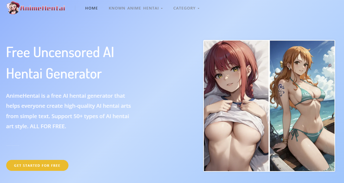 Anime hentai AI